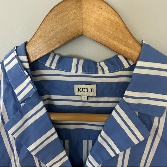 Kule The Tina Striped Button Front Cotton Shirt - Picture 5 of 5